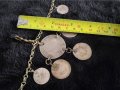 Сребърна Трепка Възрожденски Кюстек Монети накит носия пафта, снимка 6