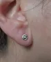 златни обеци с брилянти, снимка 6