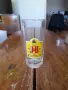 Стара стъклена чаша J&B, снимка 1