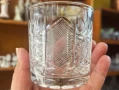 Български кристални чаши за водка Вместимост-170 мл пълни Размери-7.5/7 см диаметър  6 бр- 120 лв, снимка 2