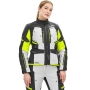 Дамско текстилно мото яке SHIMA DUNE WP White/Fluo/Black, снимка 2