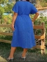 Рокля в кралско синьо, снимка 2