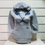 Нов дамски суичър с 3D принт сива Котка със сини очи, снимка 14