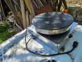 Котлон за Планински на Ток 3kw. монофазен ф40см. стоманена плоча гладка , снимка 3
