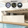 Jago® Прибиращ се параван за открито – 500 x 160 см, снимка 3