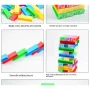 Игра Jenga за деца, Многоцветен пъзел, снимка 8