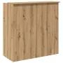 vidaXL Приемно бюро, дъб артизан, 100x50x103,5 см, инженерно дърво, снимка 7