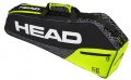 Тенис калъф HEAD Core 3R Pro нов Отличен калъф с основно отделение за 3 ракети. Малък джоб с цип за , снимка 1 - Тенис - 31445684