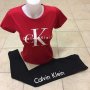 Calvin Klain set дамски комплекти тениска и клин реплика wholesale and sale , снимка 3
