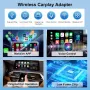 Безжичен адаптер за Carplay, стабилен бърз Mini Carplay безжичен адаптер, кабелен към безжичен, снимка 2