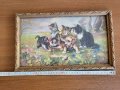Антикварна репродукция в рамка, снимка 2
