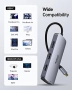 Нов Универсален USB C хъб с HDMI, DisplayPort, VGA и бързо зареждане, снимка 7