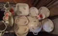 Български порцеланов сервиз за хранене от 25 предмети от 50-те години., снимка 6