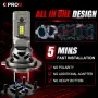 LED крушки PRO9 H4 30W 6000K mini 12V, снимка 7