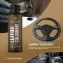 	Комплект за възстановяване на Черен кожен волан Leather Expert Steering Wheel Restoration Kit – 4х5, снимка 4