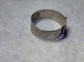 СТАРИНЕН ГРЪЦКИ ПРАВОСЛАВЕН ПРЪСТЕН ОКСИДИРАНО СРЕБРО ВИСОКА ПРОБА РЯДКА РЪЧНА ИЗРАБОТКА 49229, снимка 4