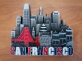 Метално магнитче Сан Франциско 8/7 см. при цена 6 щ.долара го давам само за 8 лв., снимка 1