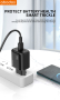 Зарядно за телефон адаптер 220V 38W USB3.0 + Type C  Digital One SP00925  abodos as-cs236 -5А Бързо , снимка 5