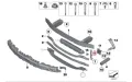 BMW F10 F11 F06 F12 F13 F01 F02 свързващи планки греди радиатори 51117158894 51117158893, снимка 7