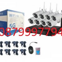 5G Видеонаблюдение с 8 камери, снимка 1 - Комплекти за видеонаблюдение - 37496736