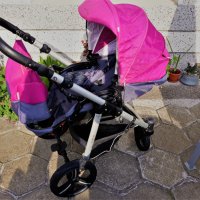 Бебешка количка Bebetto Nico 2 в 1, снимка 3 - Детски колички - 39386228