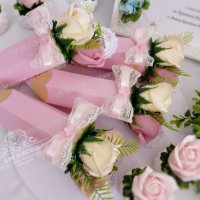 Букет от сапунени рози , снимка 4 - Подаръци за жени - 39146604