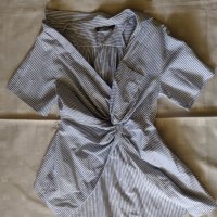 Зара/Zara елегантна риза с къс ръкав , снимка 2 - Ризи - 40173481