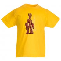 Детска тениска Marvel Groot 1 Игра,Изненада,Подарък,Геймър,, снимка 8 - Детски Блузи и туники - 36716777