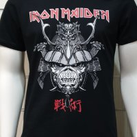 Нова мъжка тениска на музикалната група IRON MAIDEN - Senjutsu Samurai Eddie Graphic Navy, снимка 6 - Тениски - 37106867