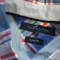Мъжка риза Tommy Hilfiger M размер къс ръкав , снимка 9 - Ризи - 40406096