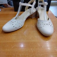 НАМАЛЕНИЕ-Дамски обувки/сандали/ естествена кожа м. 224, снимка 4 - Дамски обувки на ток - 40748567