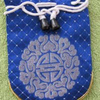  Традиционна торбичка тип пунгия от плат DELL от Монголия-3, снимка 1 - Други - 31230120