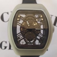 Уникален часовник Franck Muller Vanguard Carbon механичен клас 6А+, снимка 9 - Мъжки - 30281718