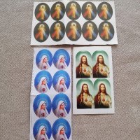 Самозалепващ стикер лепенка икона изображение Дева Мария и Исус Христос, снимка 1 - Аксесоари и консумативи - 37533080