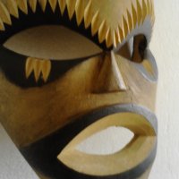 Продавам 2 винтидж африкански маски., снимка 10 - Други - 36888025