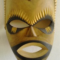 Продавам 2 винтидж африкански маски., снимка 6 - Други - 36888025