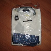 LUCIANO – Риза памук и вратовръзка коприна, снимка 3 - Ризи - 31877478