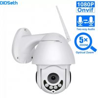 Въртяща се WiFi безжична IP камера 2MP FULL-HD 1080P нощно виждане, снимка 6 - IP камери - 29388378