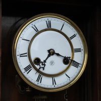 Немски стенен часовник Юнгхаус , снимка 5 - Антикварни и старинни предмети - 37436387