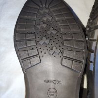 Стилни мъжки половинки от естествена кожа Geox Respira №45, снимка 10 - Официални обувки - 38283483