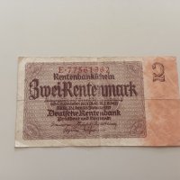 2 марки 1937 Германия - 2 RM - Германска рентна марка, снимка 1 - Нумизматика и бонистика - 37380852