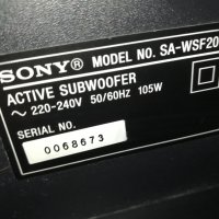 sony sa-wsf200 s-master powered subwoofer 0801212020, снимка 7 - Тонколони - 31356617