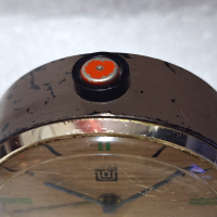 Стар, Рядък, Настолен механичен Часовник UNITRA, снимка 8 - Антикварни и старинни предмети - 44509043