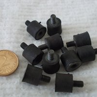 Малки гумени тампони GDR, снимка 1 - Медицинска апаратура - 38272612
