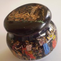 Кутия бурканче за крем мехлем керамика        , снимка 6 - Антикварни и старинни предмети - 35517574