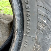 Зимни гуми-DUNLOP-195/65/15-91T, снимка 5 - Гуми и джанти - 42802395