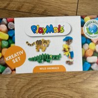 Детски креативет комплект - Playmais диви животни , Германия , снимка 3 - Рисуване и оцветяване - 39669384