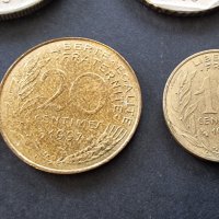 Монети. Франция.Френски франк . 7 бройки., снимка 6 - Нумизматика и бонистика - 36597811