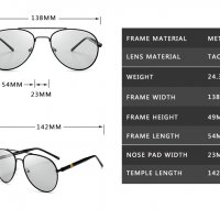 Слънчеви очила за шофиране – стил Aviator, с поляризация + ПОДАРЪК , снимка 6 - Слънчеви и диоптрични очила - 39575129