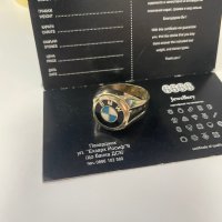 Мъжки златен пръстен 14 к / BMW /, снимка 1 - Пръстени - 42341744